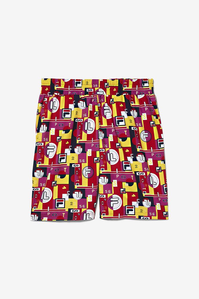 Fila Shorts Herre Multicolor Keme Printed Swim 840617-YFE